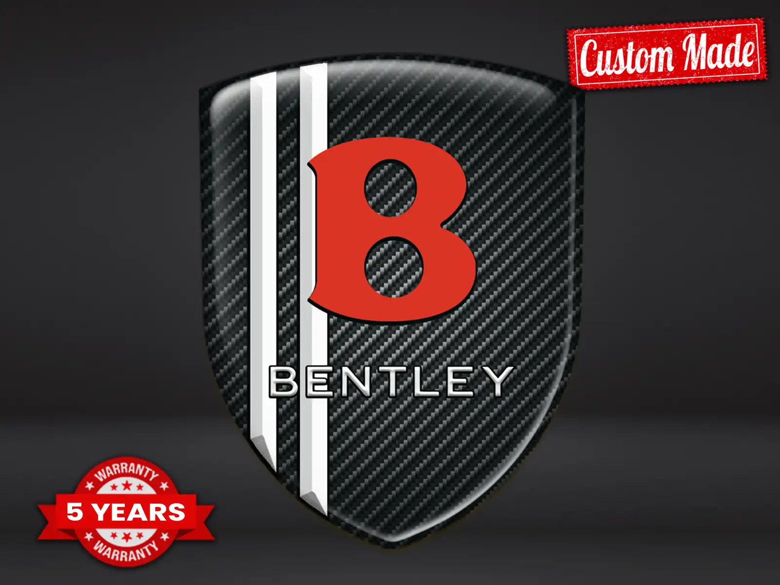 Bentley Stickers Affaires Perso Style Max Pro Résistant